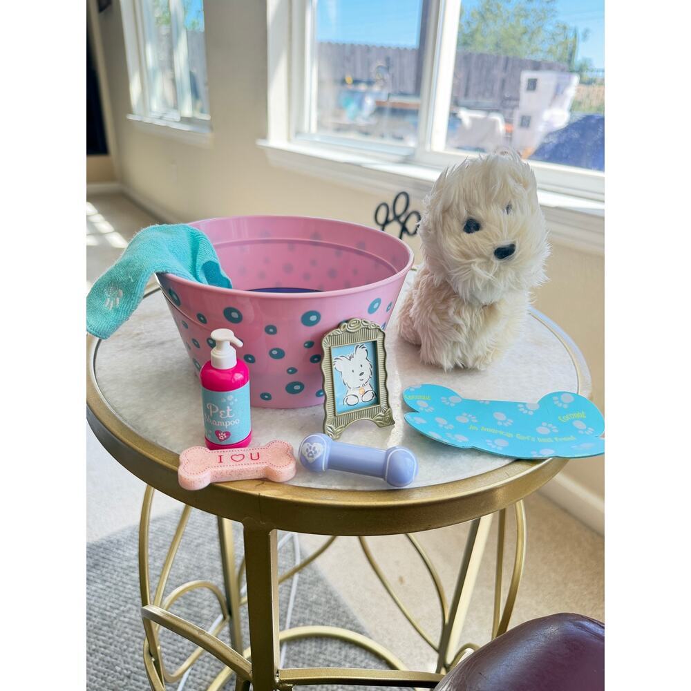 American Girl Coconut Dog Spa Pet Accessories Vintage Lot